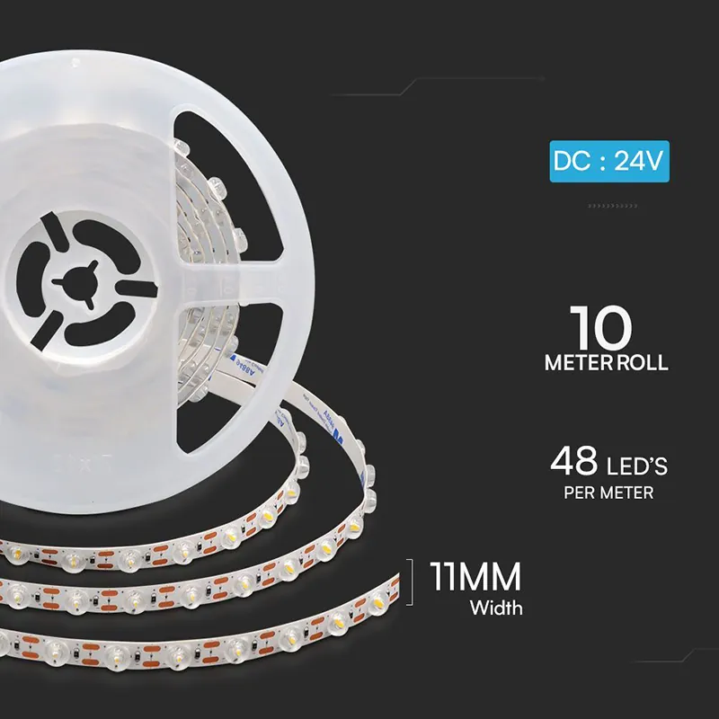 Banda LED SMD2835 24V 16.5W/M 4000K IP20 5M