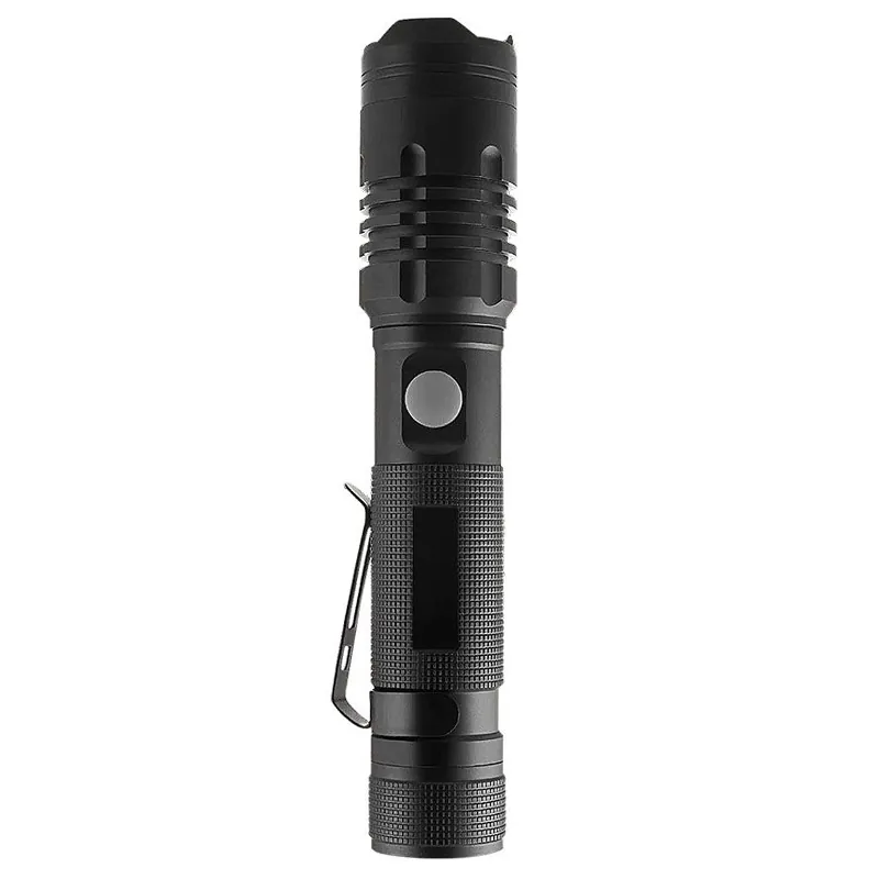 Lanterna LED 10W Aluminiu cu Incarcare USB Tip C