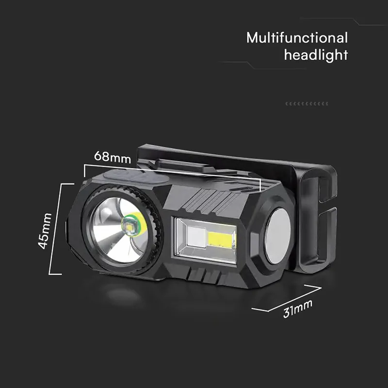 Frontala LED 3W + LED RGB IP43 cu Incarcare Tip C