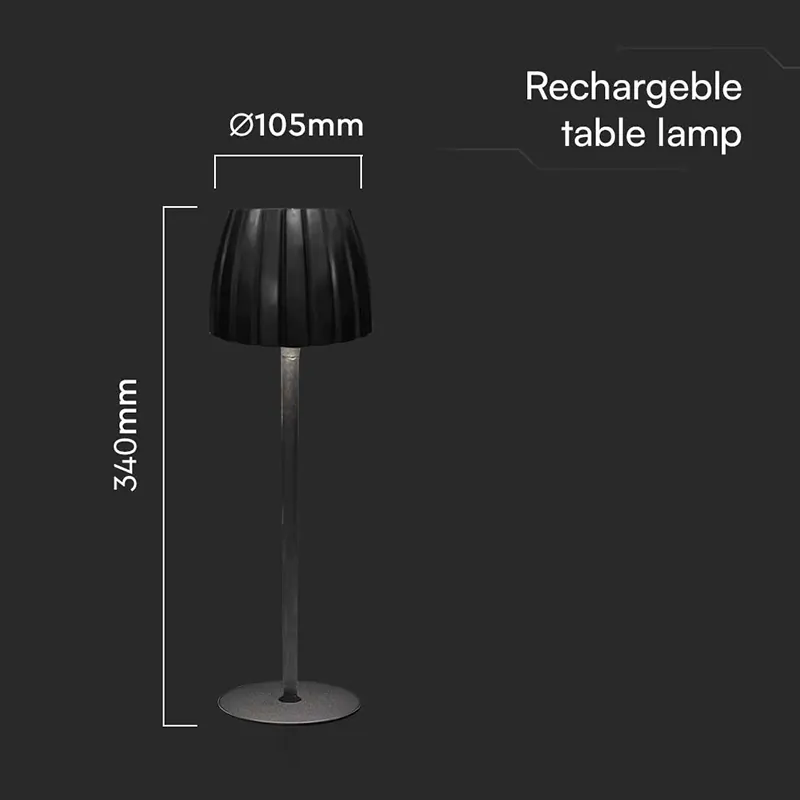Lampa LED Masa 2.7W 3IN1 Dimabil - Negru
