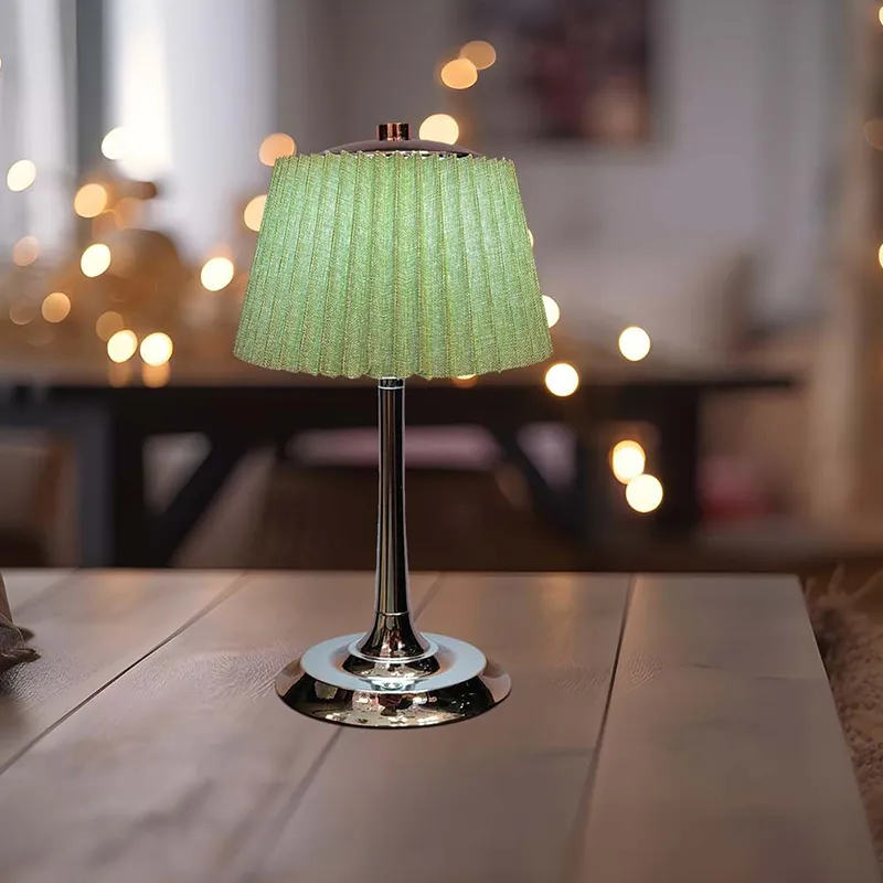 Lampa LED Masa 1.5W 3IN1 Dimabil - Verde/Crom