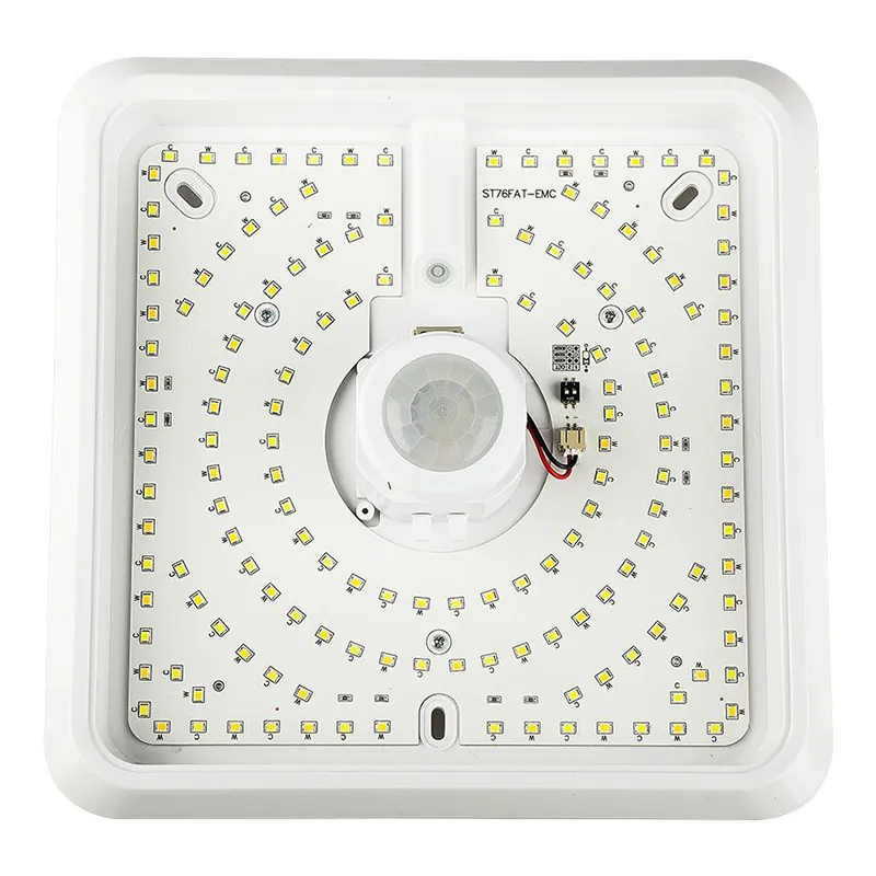 Plafoniera LED 12W IP20 Senzor de Miscare 3IN1 - Alb