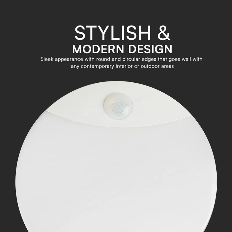 Plafoniera LED 15W IP20 Senzor de Miscare 3IN1 - Alb