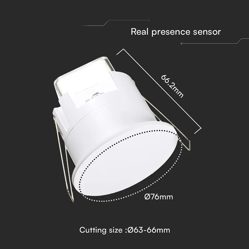 Senzor Prezenta Acoperire 3M 1000W IP65 - Alb