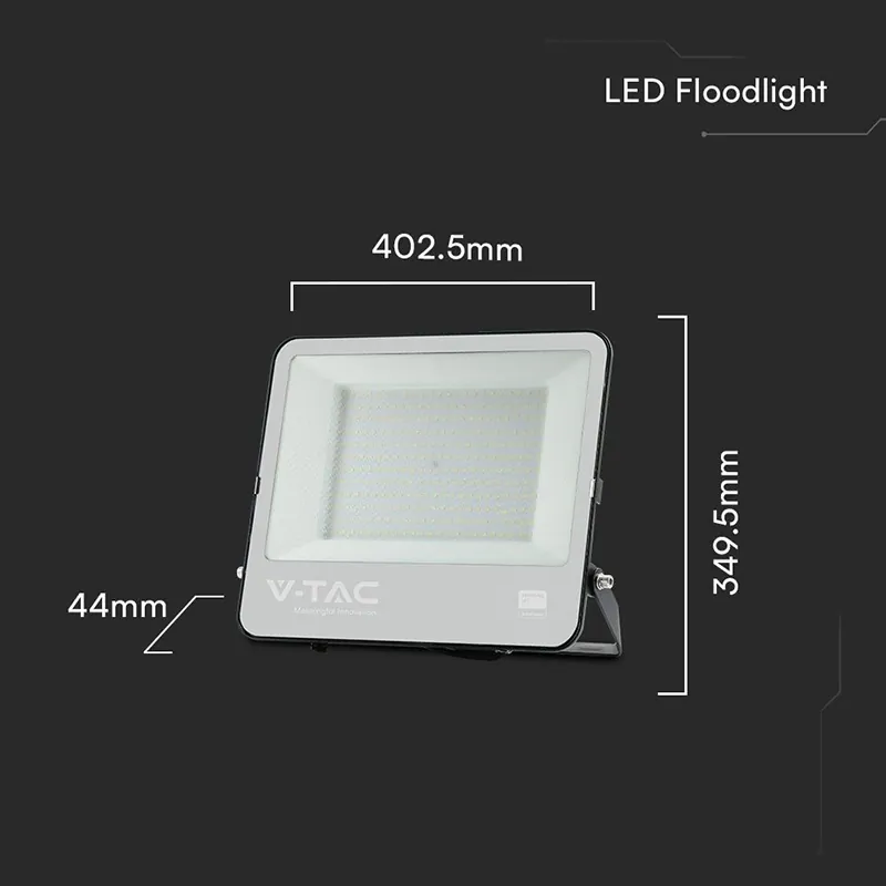 Reflector LED SMD 200W 6500K IP65 Cablu 1M Cip Samsung - Negru/Gri