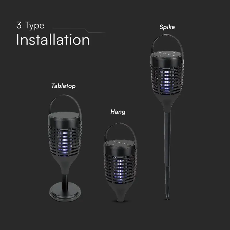 Aparat Aniti-Insecte cu Incarcare Solara 3IN1 1.3W