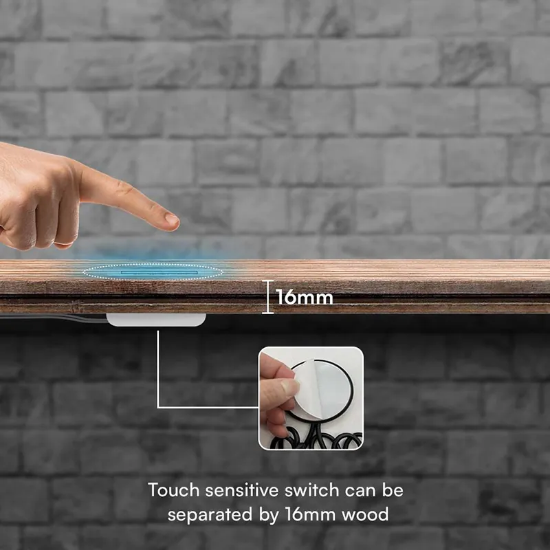 Senzor Smart Touch Dimabil pentru Banda LED - Alb