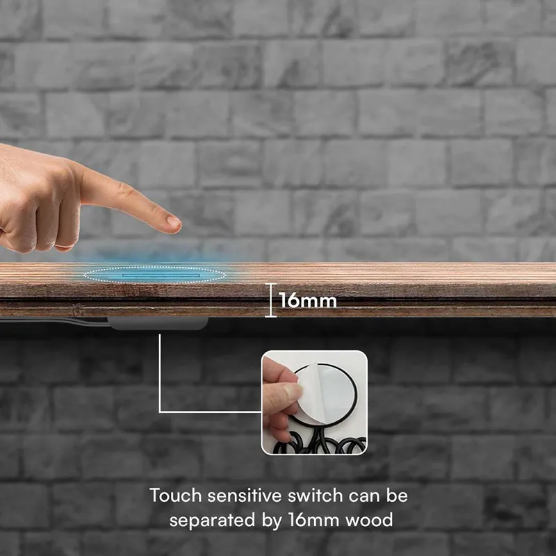 Senzor Smart Touch Dimabil pentru Banda LED - Negru