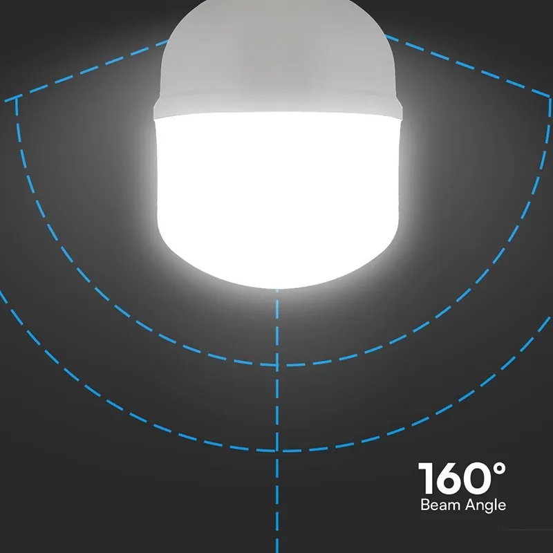 Bec LED T140 E27/E40 50W 6500K Alb Rece