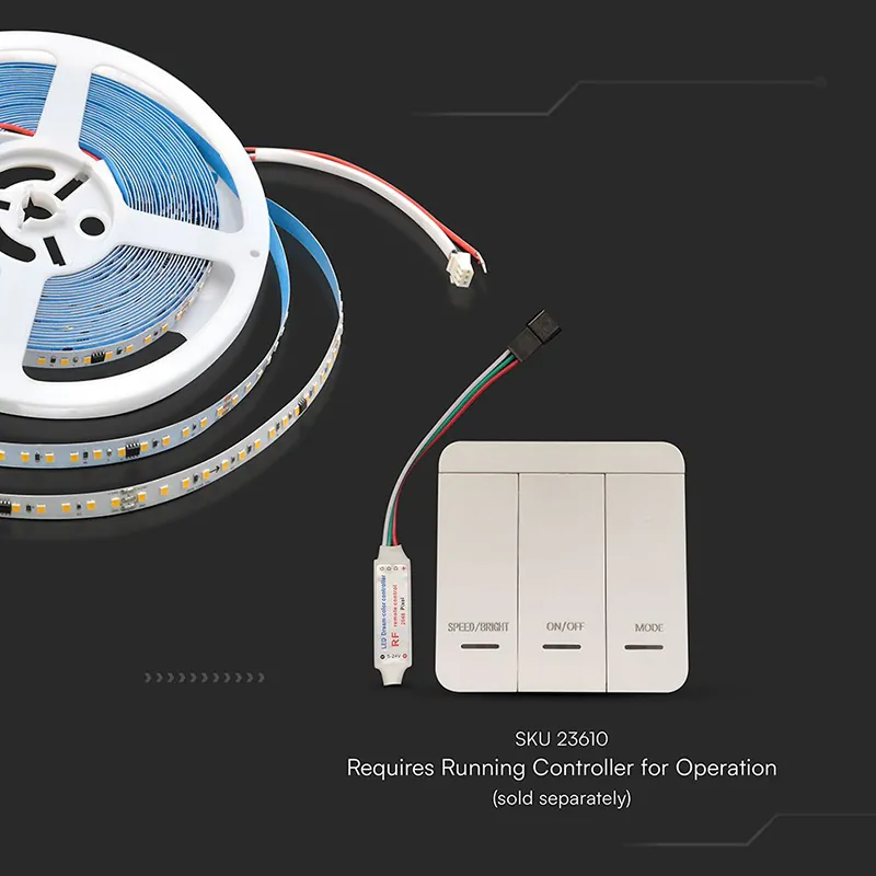 Banda LED SMD2835 Running 10W/M 24V IP20 3000K 10M