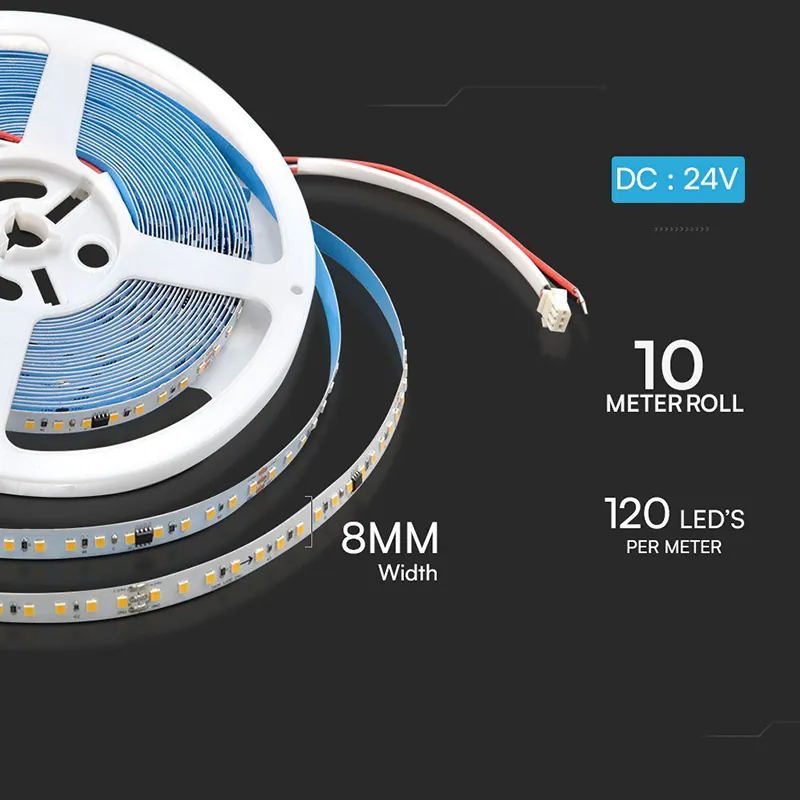 Banda LED SMD2835 Running 10W/M 24V IP20 4000K 10M