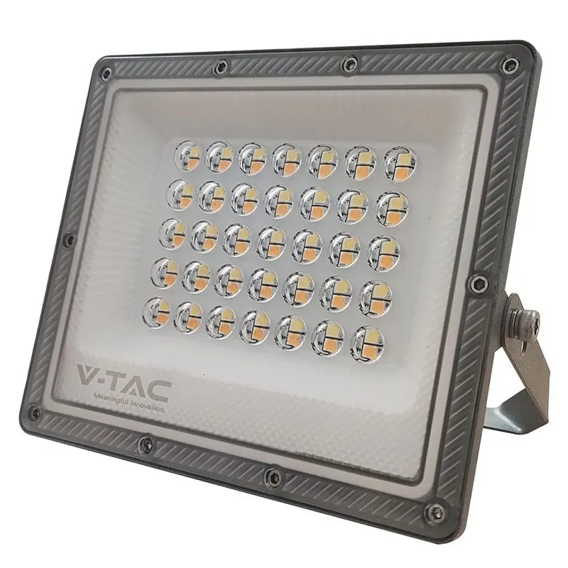 Reflector LED SMD 30W 3IN1 IP65 Cablu - Gri