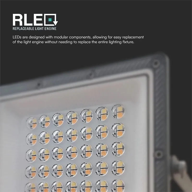 Reflector LED SMD 30W 3IN1 IP65 Cablu - Gri