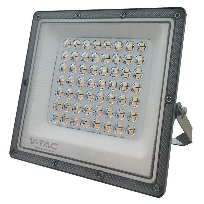 Reflector LED SMD 50W 3IN1 IP65 Cablu - Gri