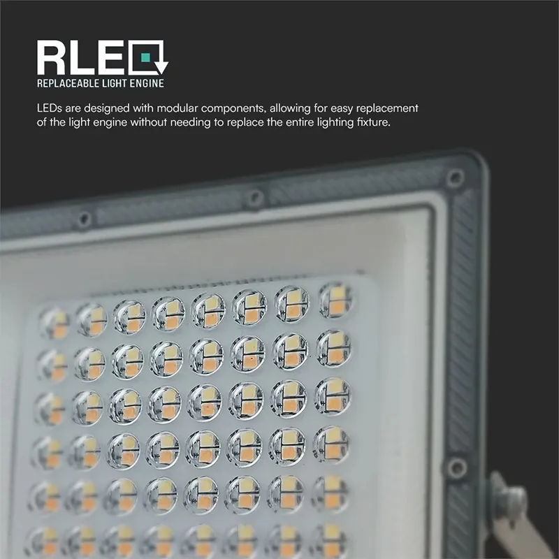 Reflector LED SMD 50W 3IN1 IP65 Cablu - Gri