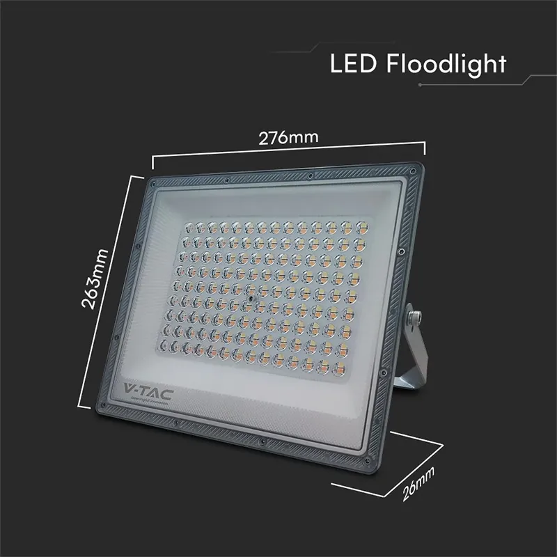 Reflector LED SMD 100W 3IN1 IP65 Cablu - Gri
