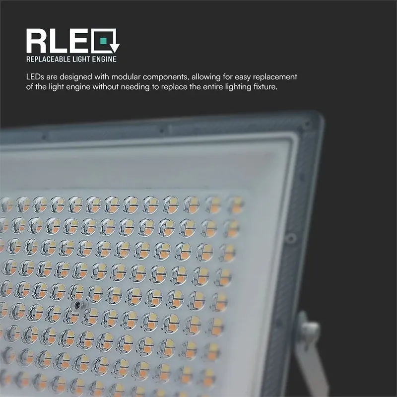 Reflector LED SMD 100W 3IN1 IP65 Cablu - Gri