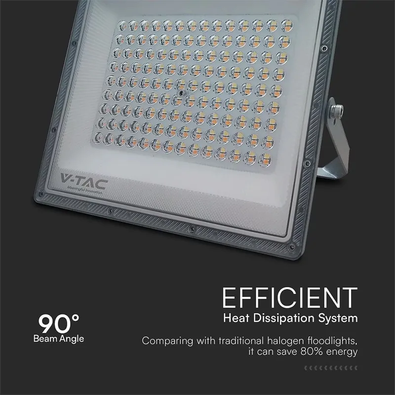 Reflector LED SMD 100W 3IN1 IP65 Cablu - Gri