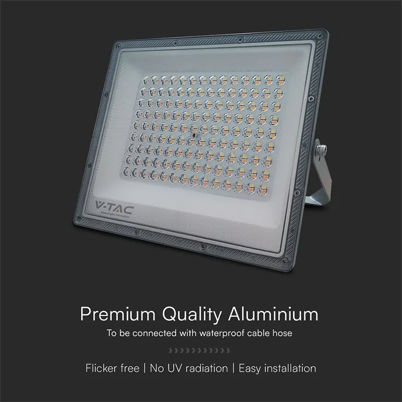 Reflector LED SMD 100W 3IN1 IP65 Cablu - Gri