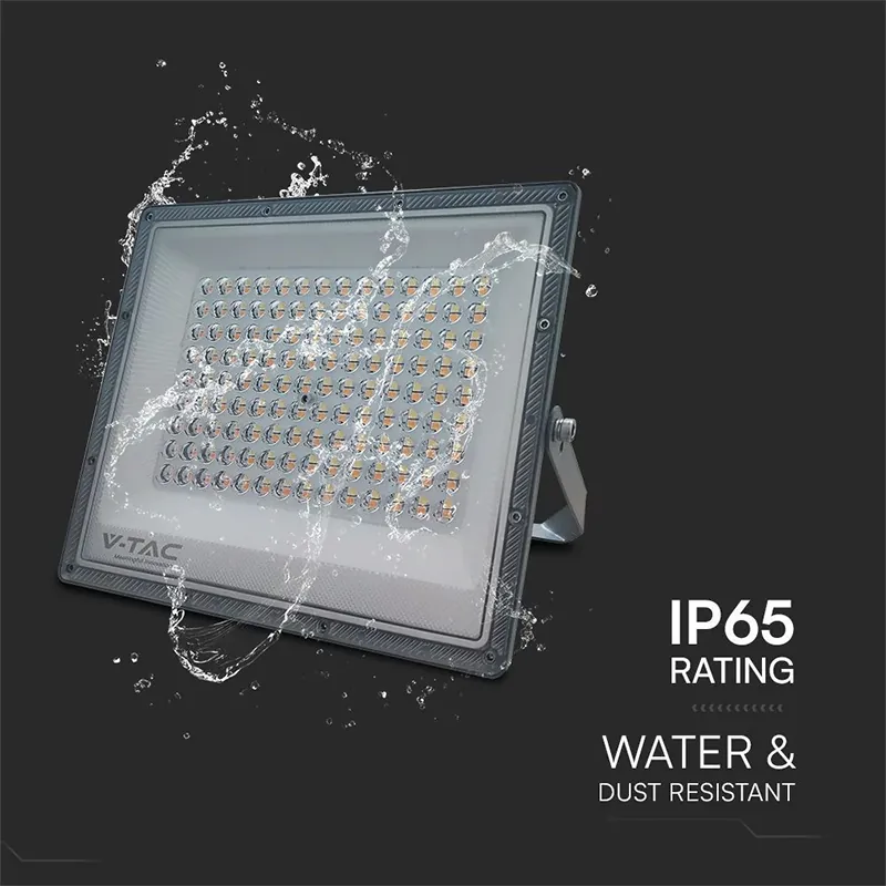 Reflector LED SMD 100W 3IN1 IP65 Cablu - Gri