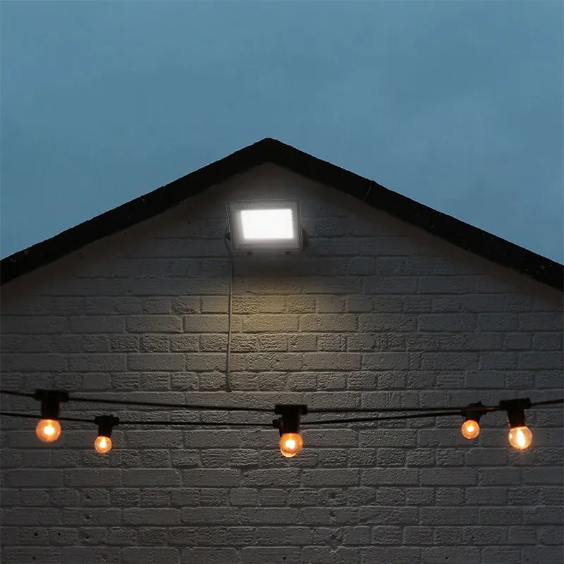 Reflector LED SMD 100W 3IN1 IP65 Cablu - Gri