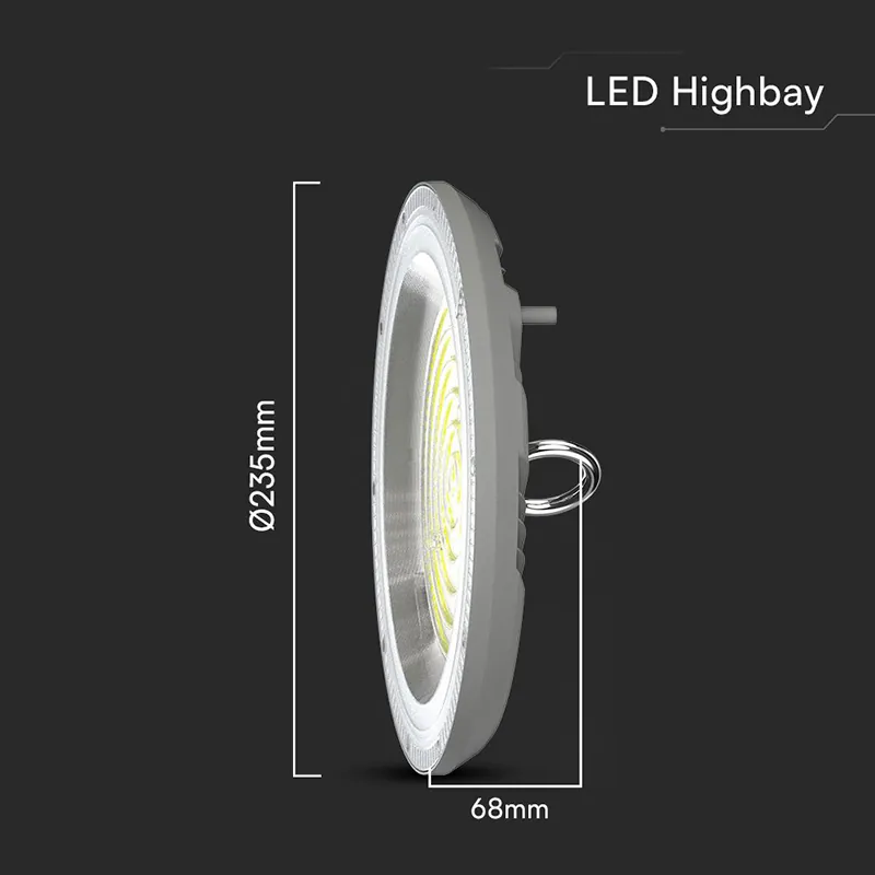 Corp Iluminat LED Industrial 100W 3IN1 IP65 - Gri