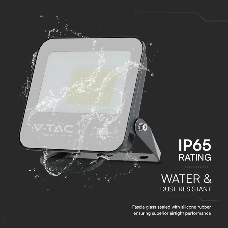 Reflector LED SMD 50W 4000K IP65 Cip Samsung - Negru/Gri