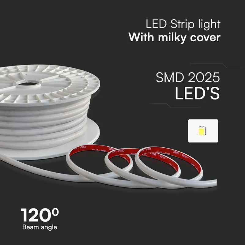Banda LED COB 12.5W/M 220-240V IP65 4000K Rola 50M