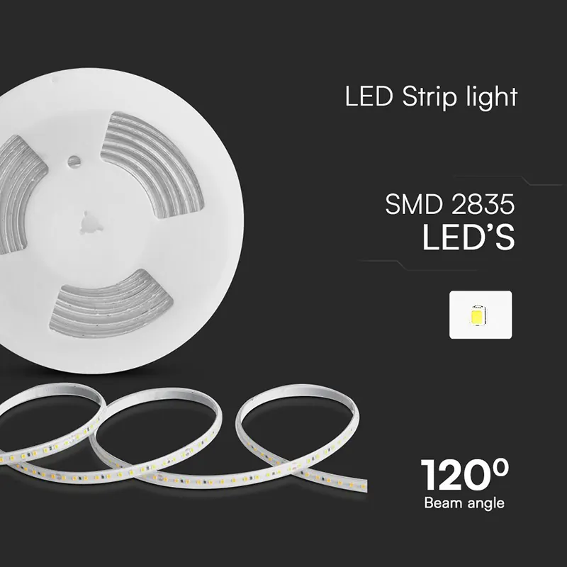 Banda LED SMD 2835 10.5W/M 220-240V IP65 4000K Rola 10M
