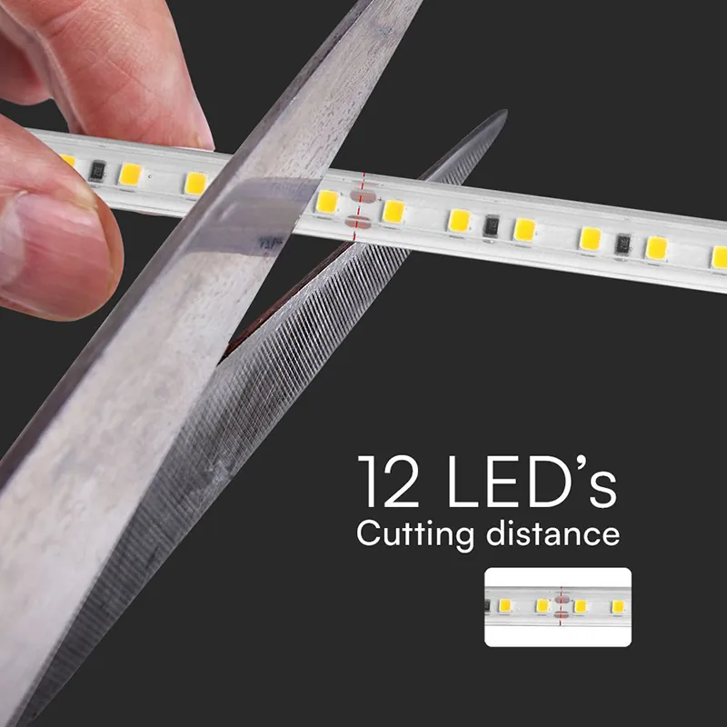 Banda LED SMD 2835 10.5W/M 220-240V IP65 Rosu Rola 50M