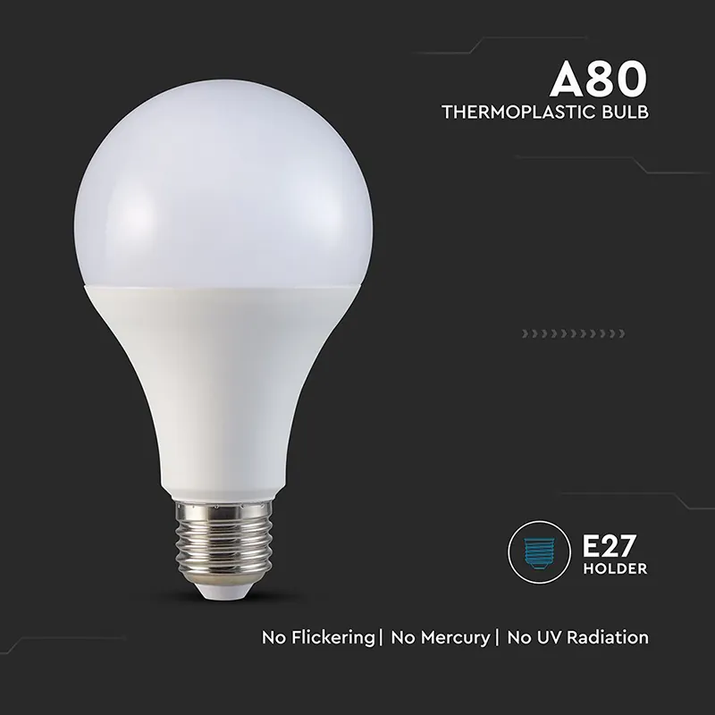 Bec LED A80 E27 20W 6500K Alb Rece