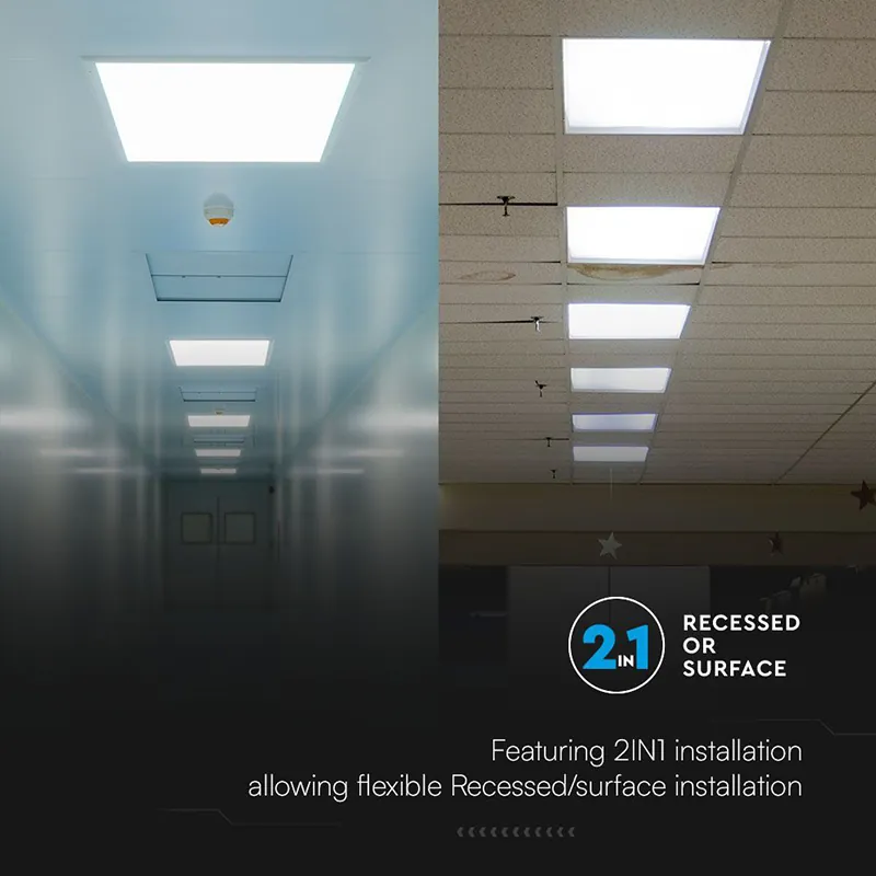 Panou LED 36W 2IN1 60CM X 60CM 4320LM 6500K Alb Rece