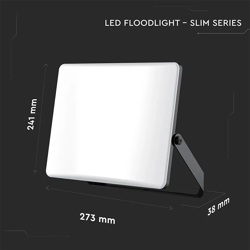 Reflector LED SMD 100W 3IN1 IP65 Cablu Negru