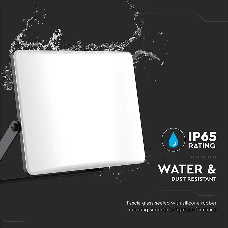 Reflector LED SMD 100W 3IN1 IP65 Cablu Negru