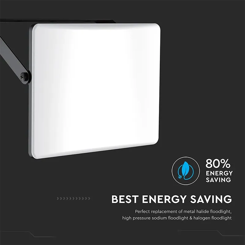 Reflector LED SMD 50W 3IN1 IP65 Cablu - Negru