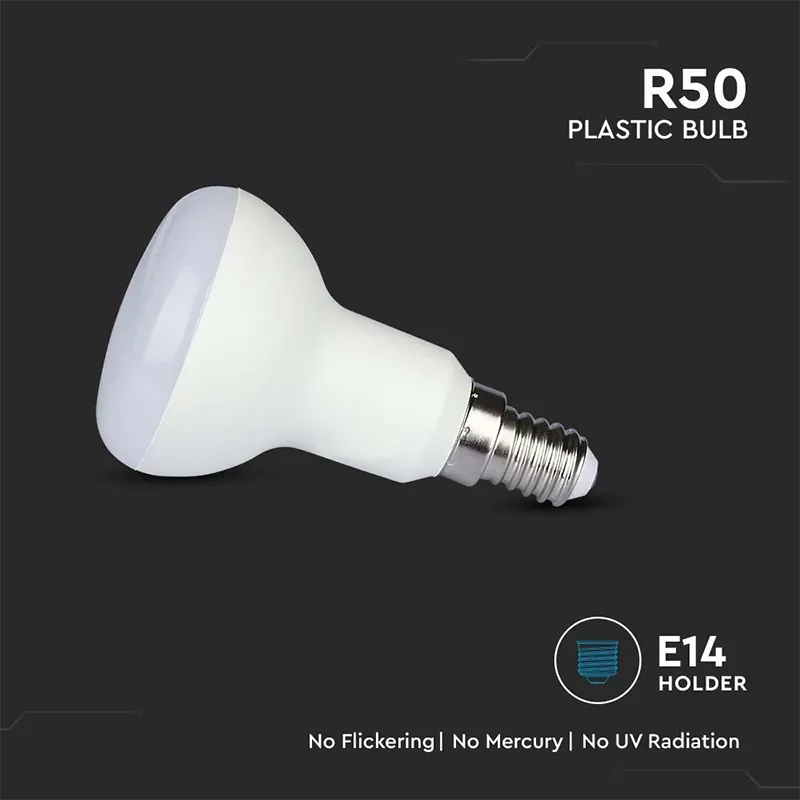 Bec LED R50 E14 4.8W 3000K Alb Cald