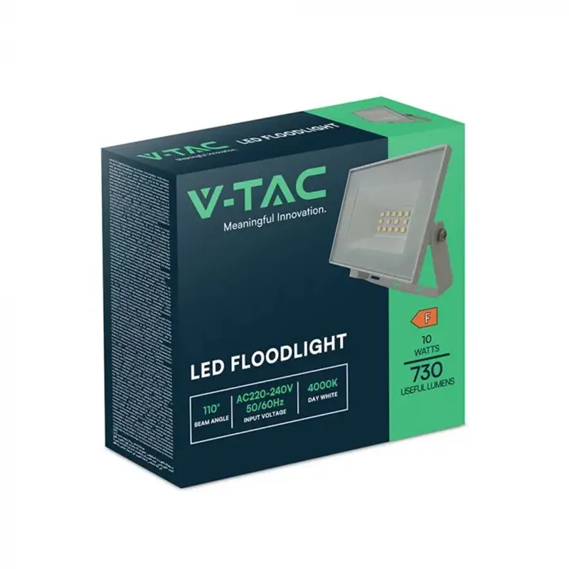 Reflector LED SMD 10W 6500K IP65 - Alb