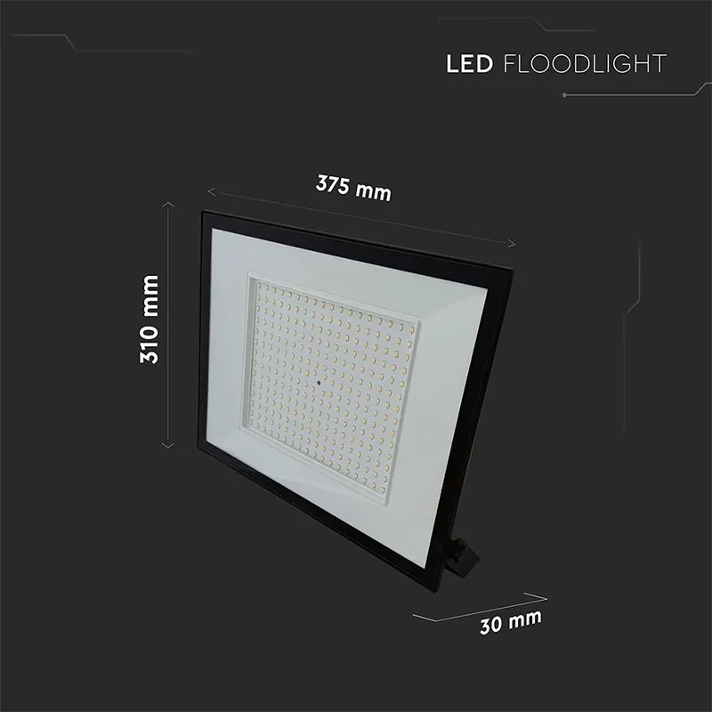 Reflector LED SMD 200W 6400K IP65 - Negru