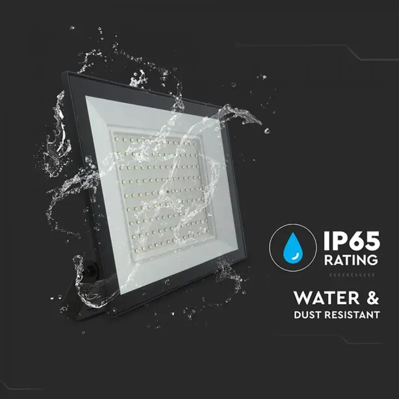 Reflector LED SMD 100W 6400K IP65 - Negru