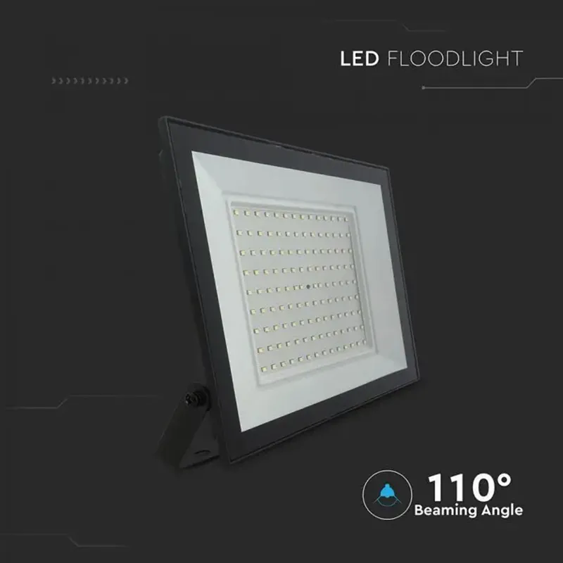 Reflector LED SMD 100W 6400K IP65 - Negru