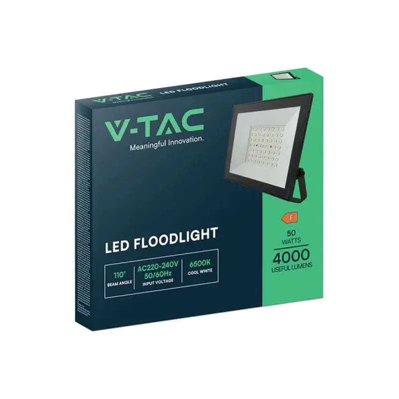 Reflector LED SMD 50W 6500K IP65 - Negru