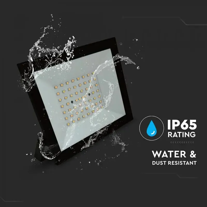 Reflector LED SMD 50W 6500K IP65 - Negru