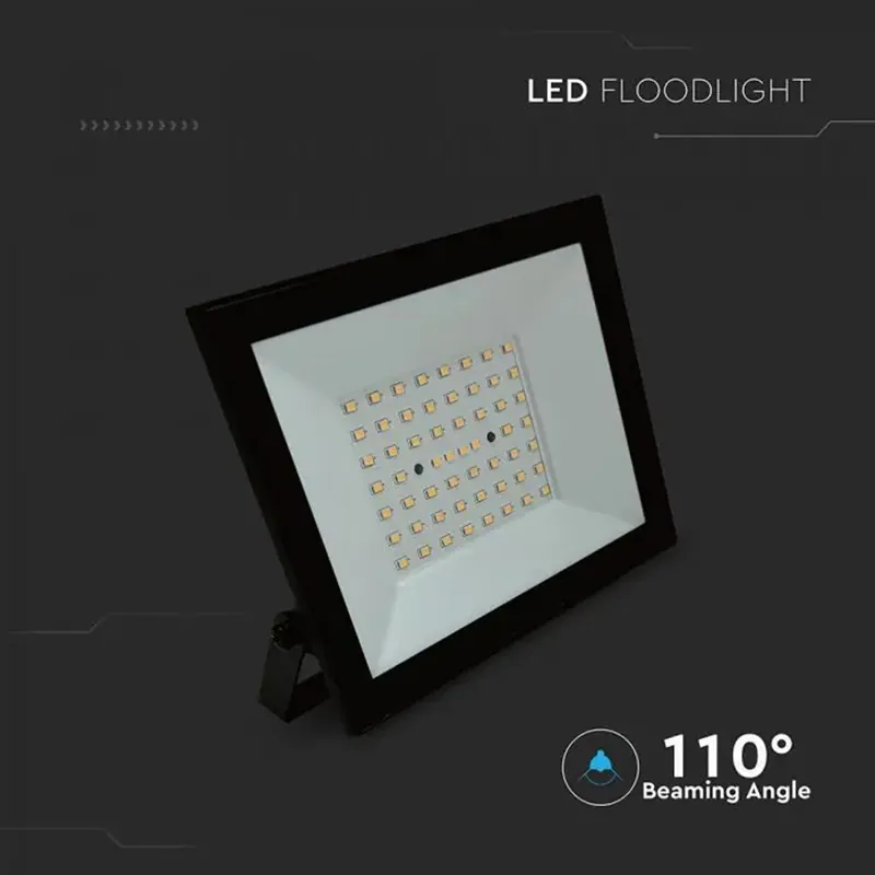 Reflector LED SMD 50W 6500K IP65 - Negru
