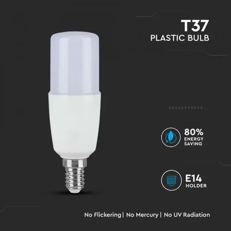 Bec LED T37 E14 7.5W 4000K Alb Neutru