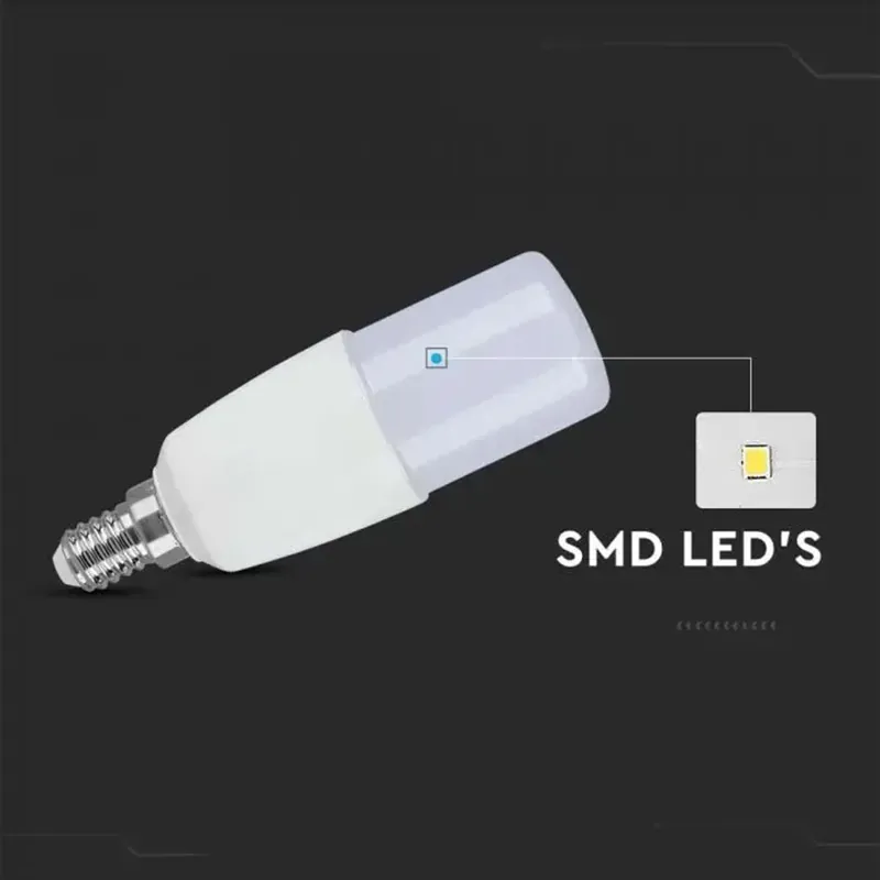 Bec LED T37 E14 7.5W 4000K Alb Rece