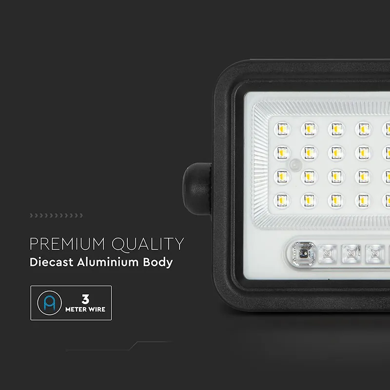 Reflector cu Incarcare Solara 50W 700LM 7IN1 - Negru