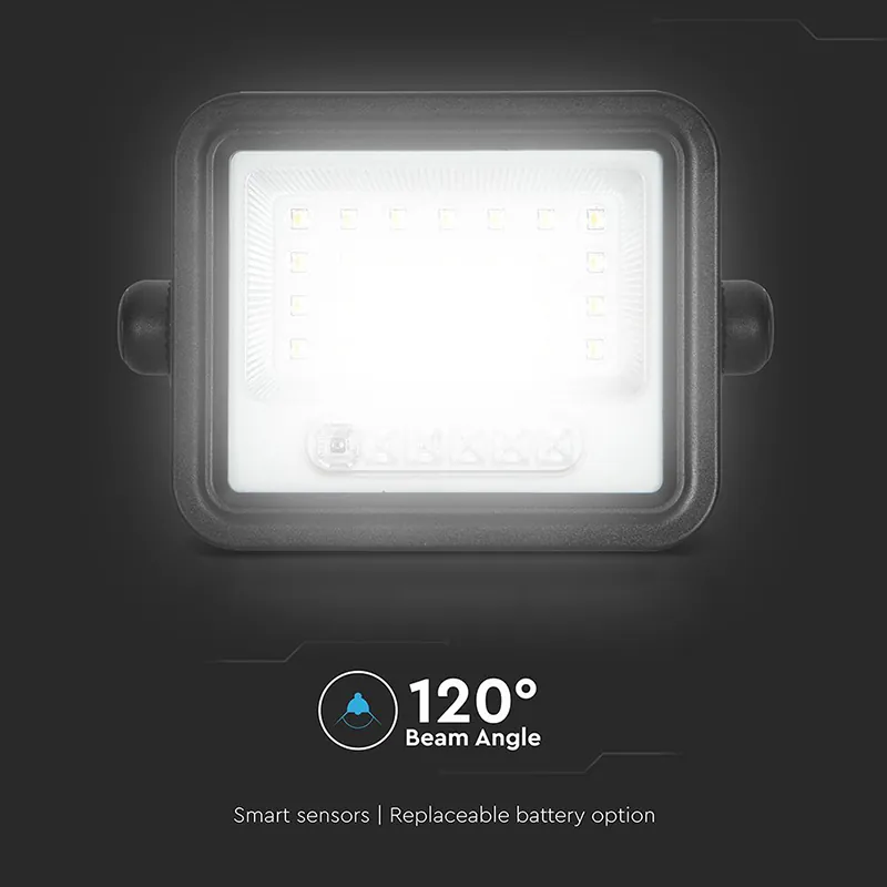 Reflector cu Incarcare Solara 50W 700LM 7IN1 - Negru