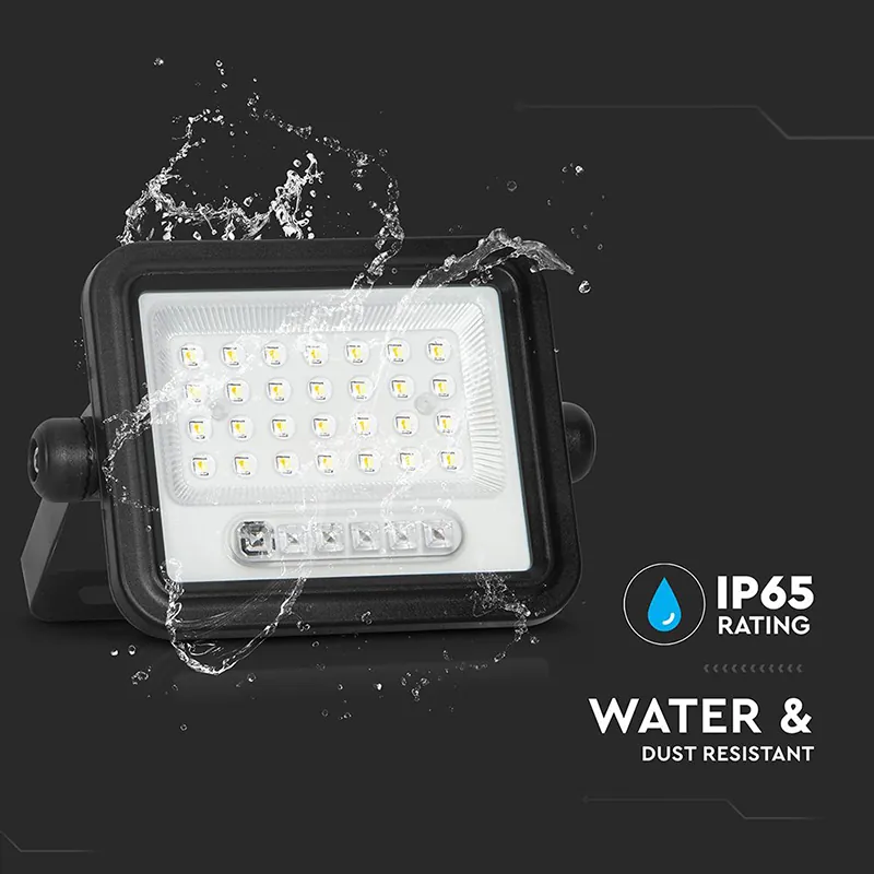 Reflector cu Incarcare Solara 50W 700LM 7IN1 - Negru