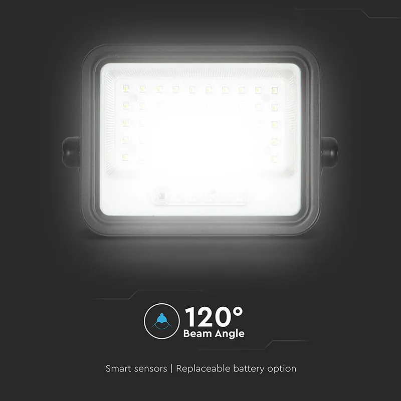 Reflector cu Incarcare Solara 100W 1200LM 7IN1 - Negru