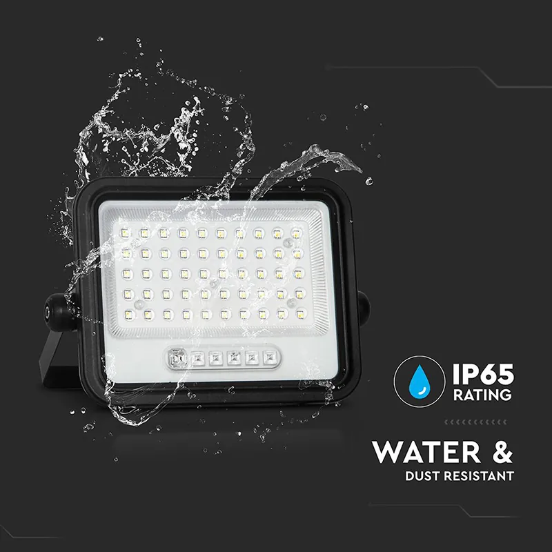 Reflector cu Incarcare Solara 100W 1200LM 7IN1 - Negru